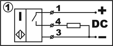 Датчик индуктивный бесконтактный И27-NO-PNP-K(Д16Т, Lкорп=75мм)
