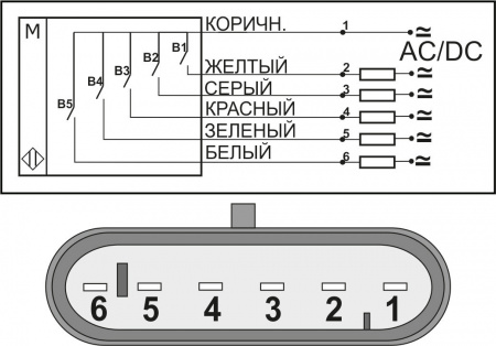 Датчик герконовый поплавковый уровня жидкости DFG4 41.51-B5.300.300.300.300-5NO-1273.12-d2-P6A-1,5-S-1